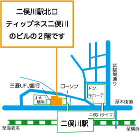 二俣川消化器科・内科 [ 周辺地図 ]